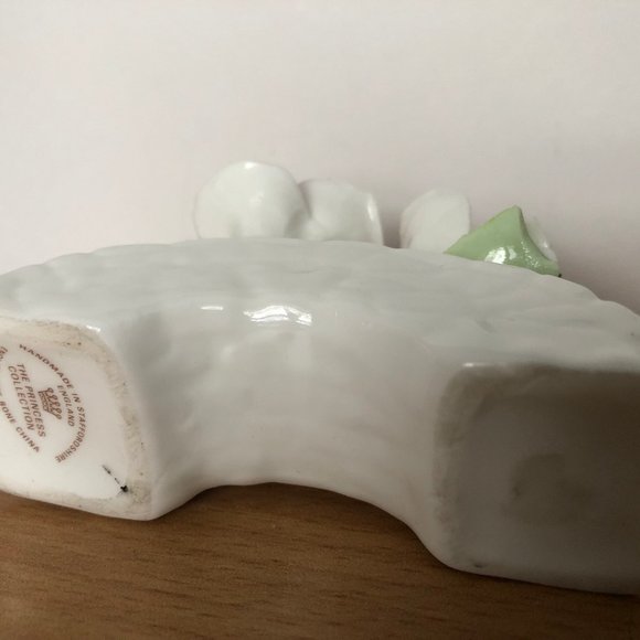 Vintage handmade Staffordshire the princess collection bridge roses mini s decor - Picture 5 of 5